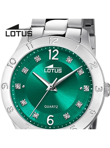 Lotus Analog-Armbanduhr Lotus Classic silber mittel (ca. 31,5mm)