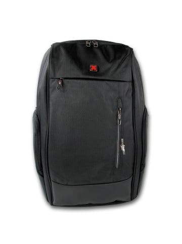 Travel n meet Polyester Businessrucksack Travel N Meet Rucksack schwarz ca. 30cm