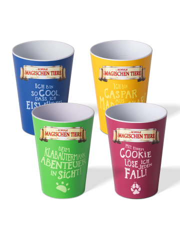 Stoneline Die Schule der Magischen Tiere Becher-Set | 4tlg. | 250 ml in Bunt