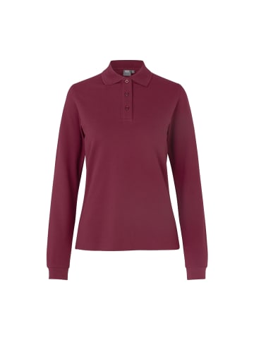 IDENTITY Polo Shirt stretch in Bordeaux