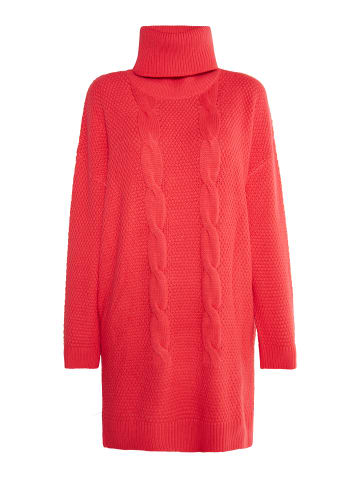 myMo Damen Strickkleid in Rot