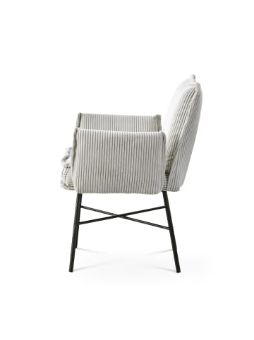 B&D Home Esszimmerstuhl JÜRGEN in Hellgrau - (B)63 x (H)84 x (T)63 cm