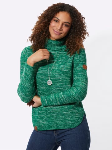WITT WEIDEN Pullover in grün-meliert