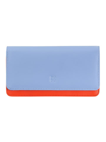 DuDu Geldbörse RFID Leder 17,5 cm in pastel blue