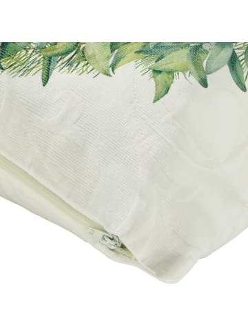 Erwin Müller Kissenhülle, abgepasst in grün-rot