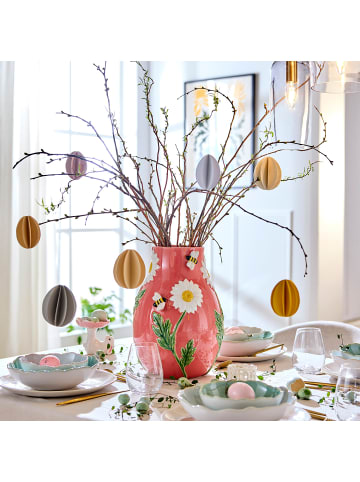 Butlers Vase SPRING Biene & Margerite in Pastellrot