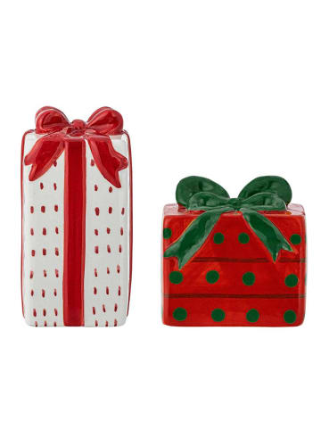 Bloomingville Salz- und Pfefferstreuer MARNIA in Geschenkpaket Form mit Schleife 2er Set