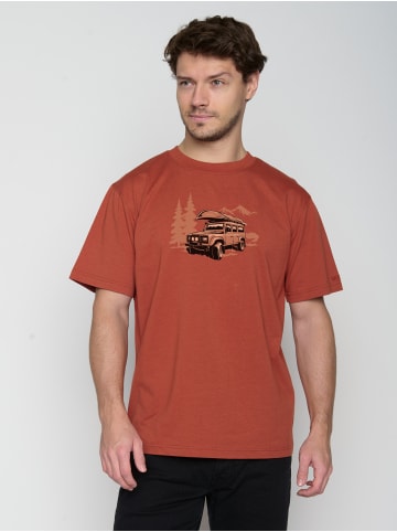 GreenBomb T-Shirt Nature Getaway in Dark Clay
