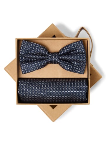 Finshley & Harding London Fliege in marine - 0002