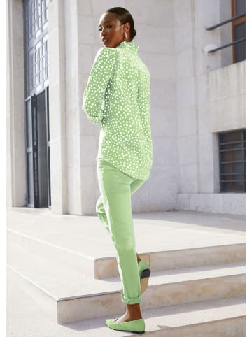 MADELEINE Highwaist-Jeans aus Power-Stretch in pastellgrün