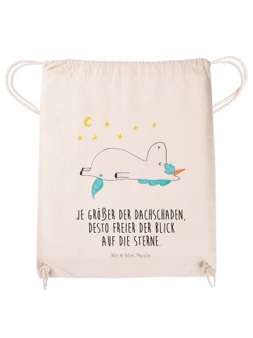 Mr. & Mrs. Panda Säckchen Einhorn Sternenhimmel mit Spruch in Creme