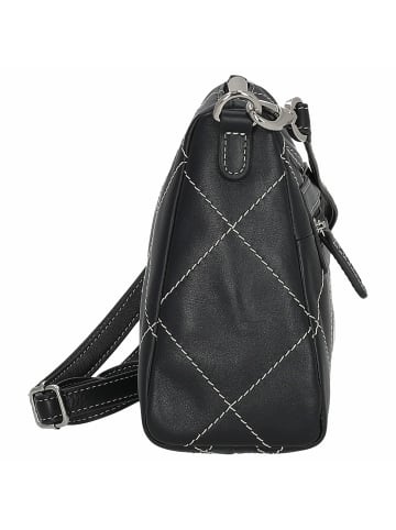 PICARD Aurelie - Umhängetasche 27 cm Rindleder (black) in ozean