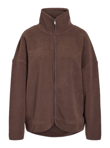 Noisy may Fleecejacke in Chocolate Brown1