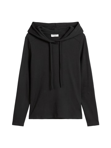 Marc O'Polo DENIM Kapuzen-Longsleeve relaxed in Schwarz