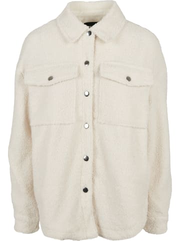 Urban Classics Long Sleeve Shirt in whitesand