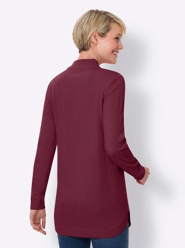 Sieh an! Pullover in bordeaux