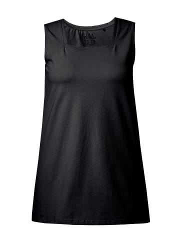 Ulla Popken Longshirt in schwarz