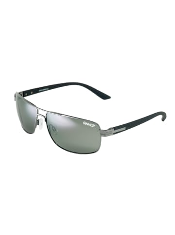 Sinner Sonnenbrille SINNER Durness Polarised Sunglasses in black metal