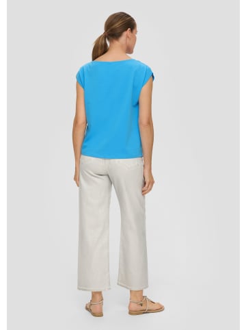 s.Oliver T-Shirt in 64D1_azurblau