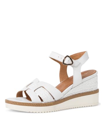 Tamaris Keilsandaletten in Weiß