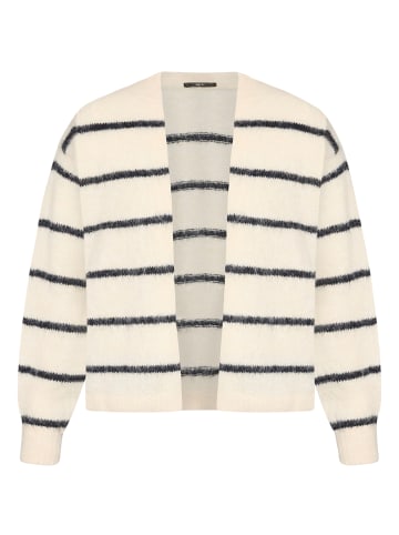 Zero  Strickjacke mit Streifen offener Style in Patch Cream/Dark Blue