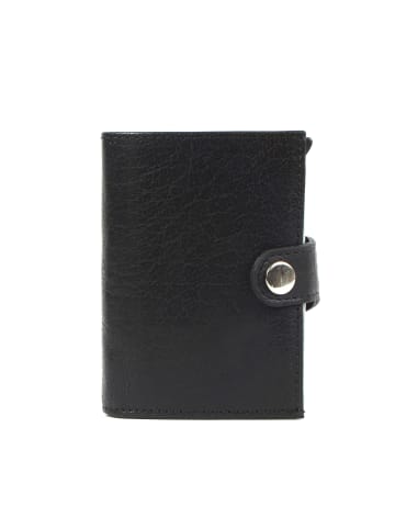 Margelisch Kreditkarten-Minibörse noonyu double leather in deepblack