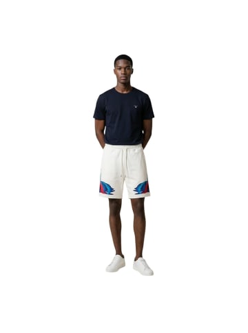 County of Milan Creme Baumwolle Bermudashorts