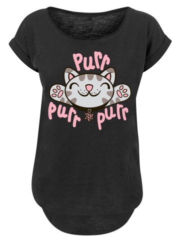 F4NT4STIC T-Shirt Big Bang Theory TV Serie Soft Kitty Purr in schwarz