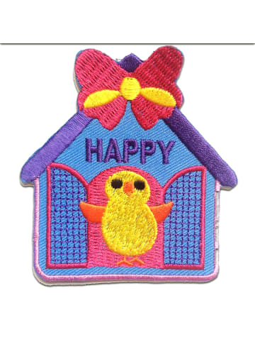 Catch the Patch Vogel Happy TreeApplikation Bügelbild inBlau