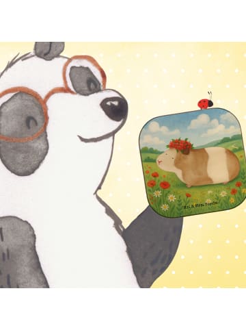 Mr. & Mrs. Panda Untersetzer für Gläser Meerschweinchen Weisheit... in Weiß