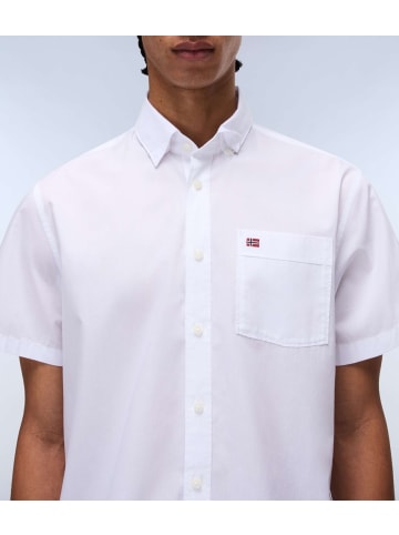 Napapijri Longsleeve "G-Terra Ss" in Weiß