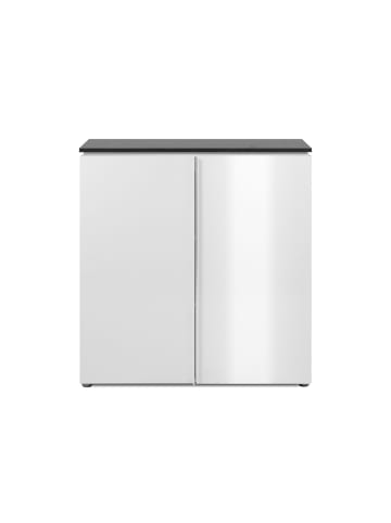 CALICOSY Sideboard BREST in Grau - (W) 88,5 x (H) 92 x (L) 40 cm