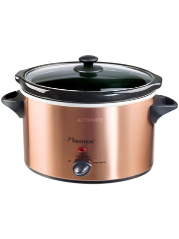 bESTRON Slow Cooker Küchenmaschine in Bronze