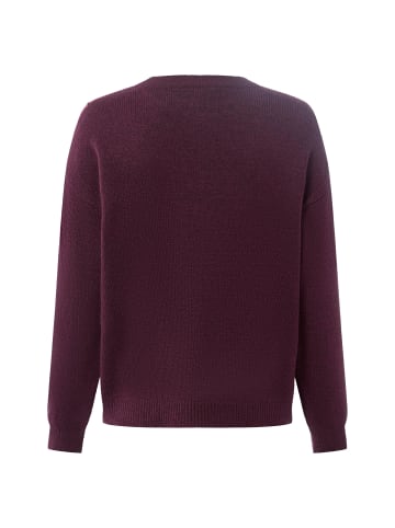 More & More Strickpullover in aubergine altrosa - 0001