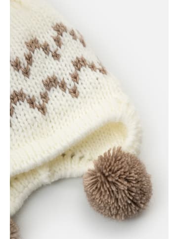 Coccodrillo Mütze in ecru