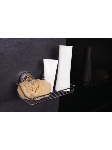 RIDDER Duschablage VacuumCap Bea chrom ca. 250 x 95 x 142 mm chrom