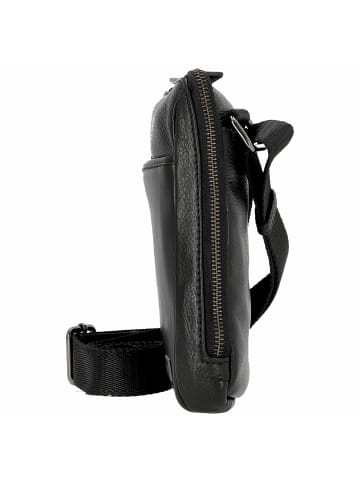 BRIC`s Torino - Schultertasche M 22 cm (black) in schwarz