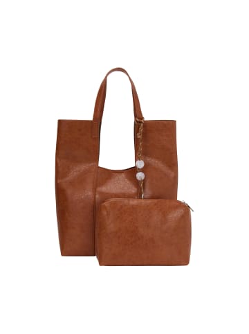 usha WHITE LABEL Women 2-In-1 Tote Bag Set in Orange