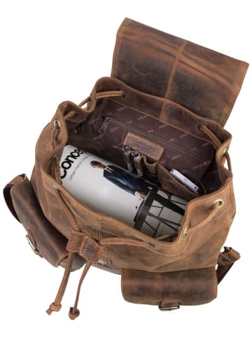 Greenburry Rucksack Vintage in Sattelbraun
