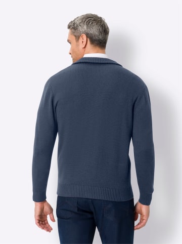 Sieh an! Strickjacke in rauchblau