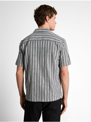 TOM TAILOR Denim Hemd in schwarz ecru