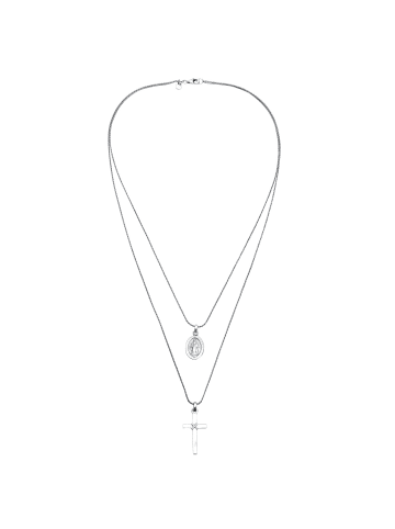 KUZZOI Halskette für Herren in silber