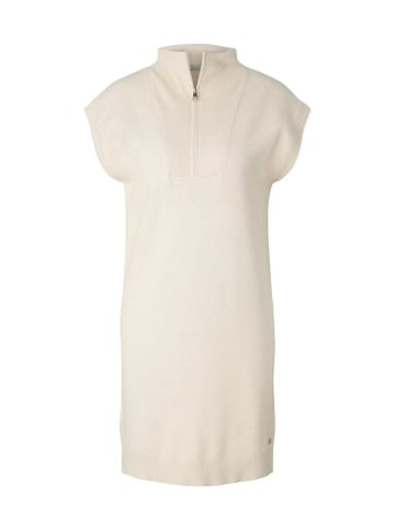 TOM TAILOR Denim Kleid in creme beige melange