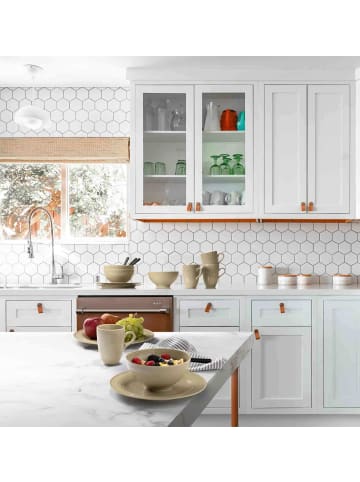 Seltmann Weiden 18er Set Frühstücks-Set Beat Color Glaze in Sandbeige