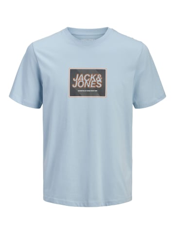 JACK & JONES PLUS T-shirt in Celestial Blue