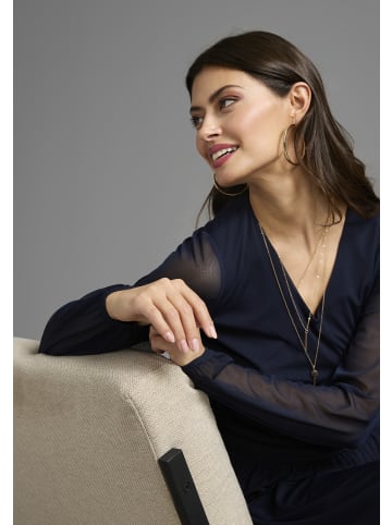 Laura Scott Meshkleid in navy