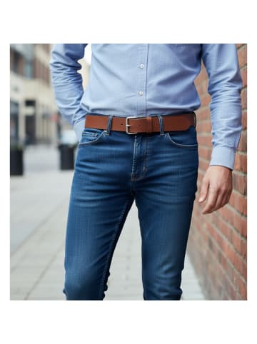 FRONHOFER Herren Ledergürtel in Schwarz