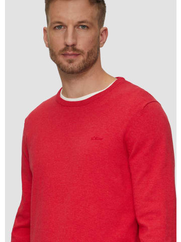 s.Oliver Strickpullover langarm in Rot