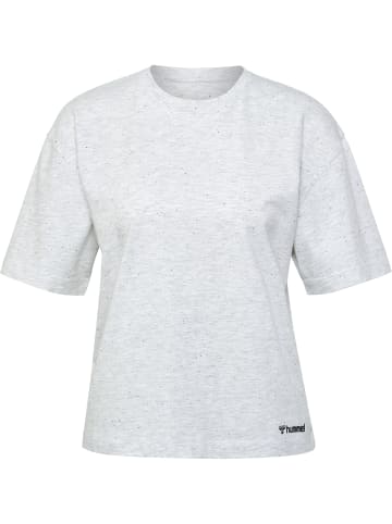 Hummel T-Shirt S/S Hmlmt Ultra Boxy Short T-Shirt in WHITE MELANGE