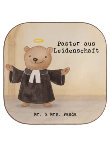 Mr. & Mrs. Panda Untersetzer Kaffee Pastor Leidenschaft Design m... in Weiß